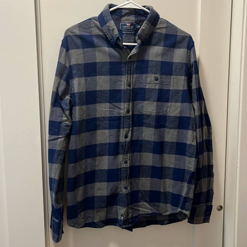 Men’s Vineyard Vines Slim Longshore Shirt, M
